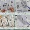 40 Sheets Vintage Washi Stickers Book for Scrapbook(Blue Planet Theme)